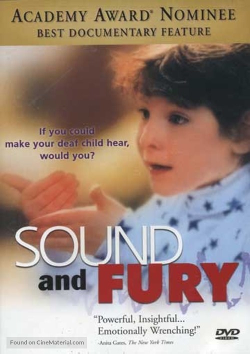 Sound and Fury - DVD movie cover