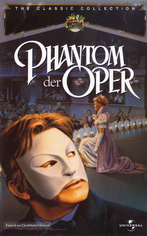 Phantom of the Opera - German Movie Cover