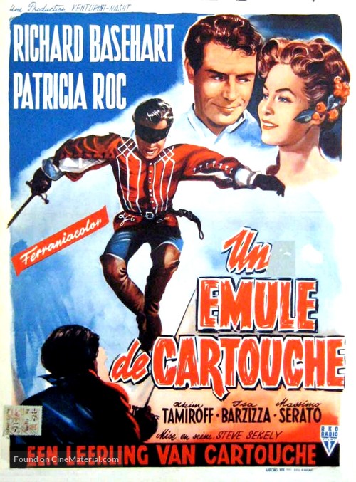 Le avventure di Cartouche - Belgian Movie Poster