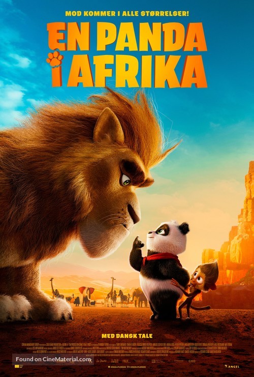 Panda Bear in Africa - Danish Movie Poster