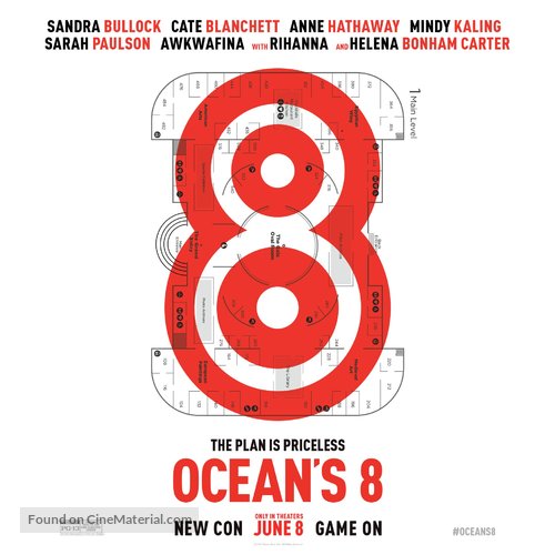 Ocean&#039;s 8 - Movie Poster