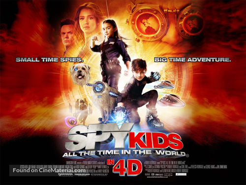 Spy Kids: All the Time in the World in 4D - British Movie Poster