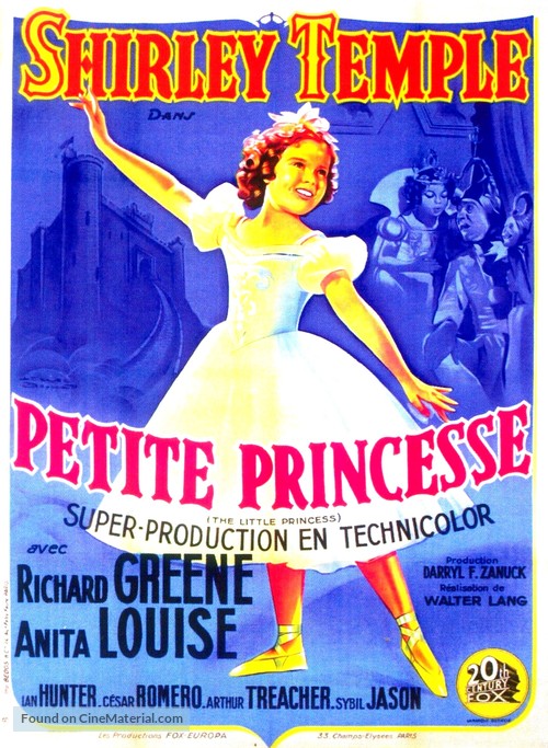 The Little Princess - French Movie Poster