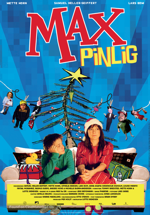 Max Pinlig - Danish Movie Poster