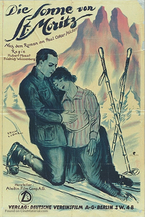 Sonne von St. Moritz, Die - German Movie Poster