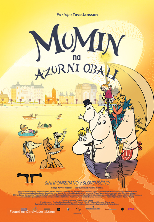 Muumit Rivieralla - Slovenian Movie Poster
