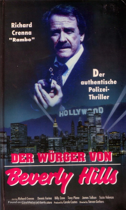 The Case of the Hillside Stranglers - German VHS movie cover