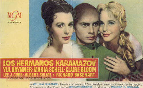 The Brothers Karamazov - Spanish Movie Poster