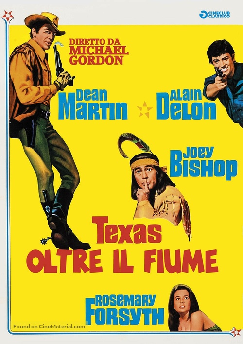 Texas Across the River - Italian DVD movie cover