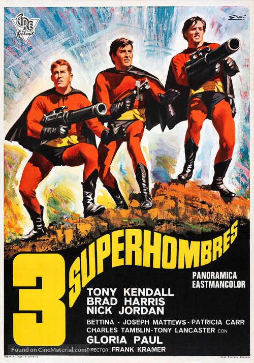 I fantastici tre supermen - Spanish Movie Poster