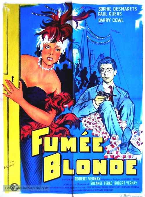 Fum&eacute;e blonde - French Movie Poster