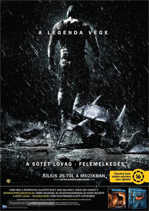 The Dark Knight Rises - Hungarian Movie Poster