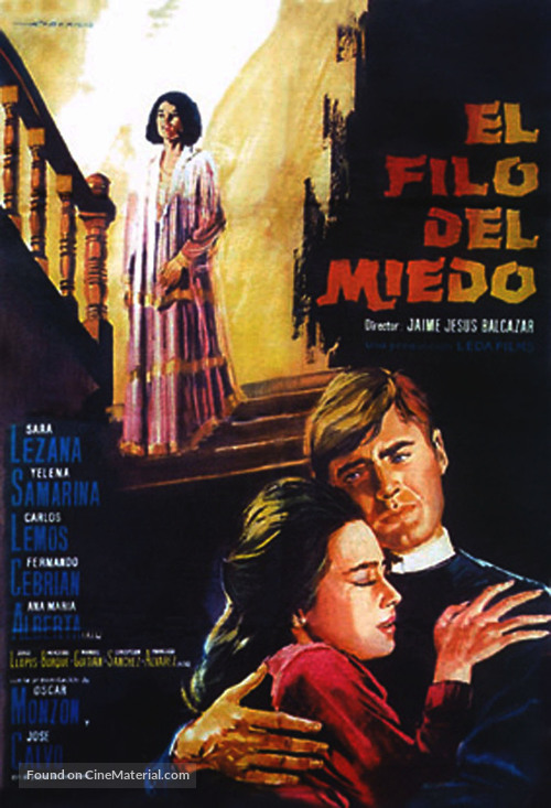 El filo del miedo - Spanish Movie Poster