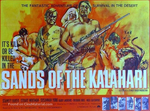 Sands of the Kalahari - British Movie Poster