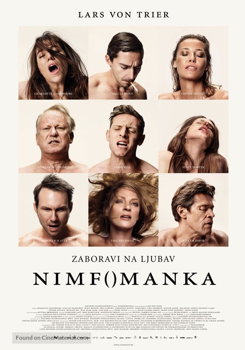 Nymphomaniac - Serbian Movie Poster