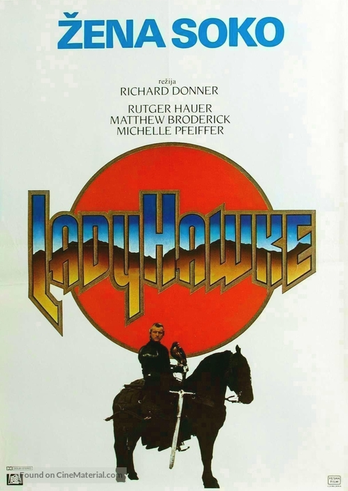 Ladyhawke - Yugoslav Movie Poster