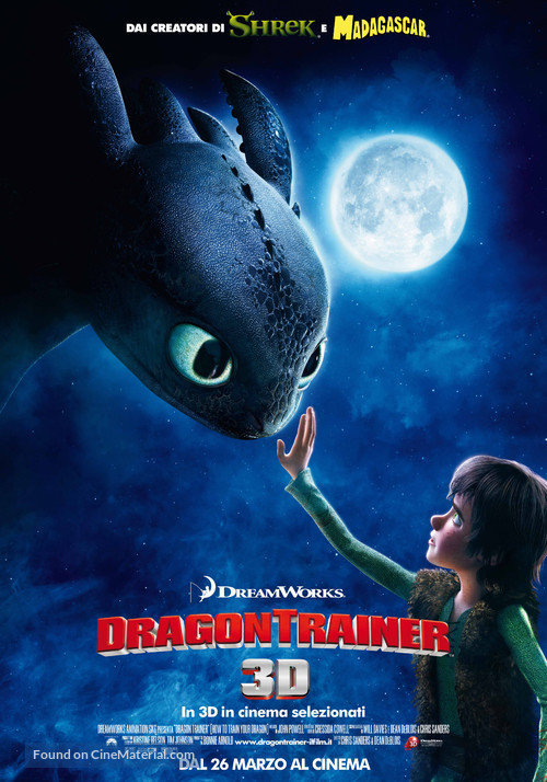 How to Train Your Dragon - Italian Movie Poster