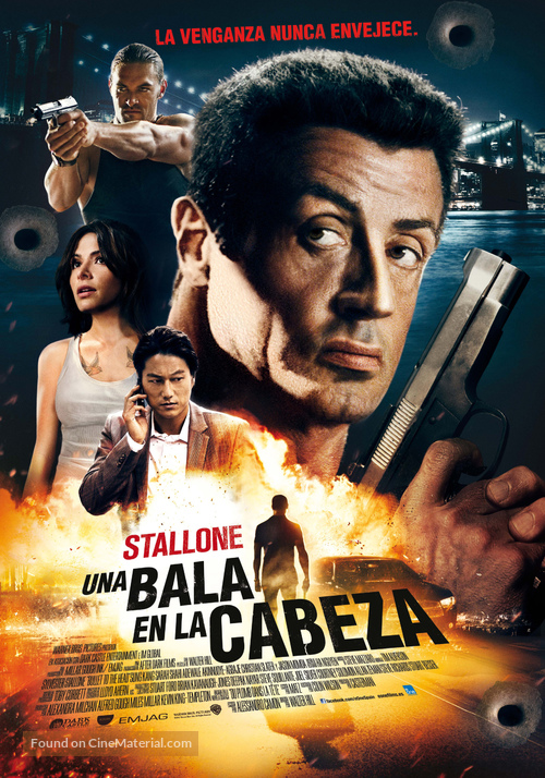Bullet to the Head - Spanish Movie Poster