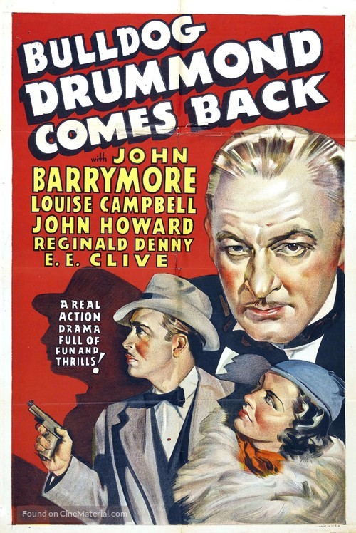Bulldog Drummond Comes Back - Movie Poster