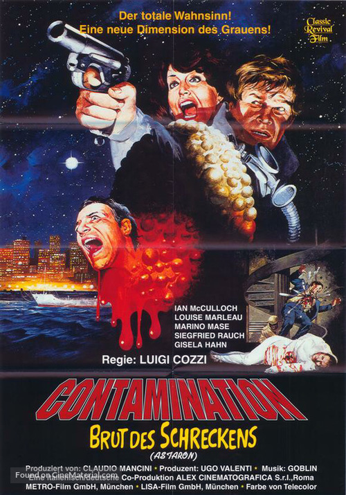 Contamination - German Movie Poster