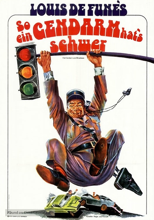 Le gendarme &agrave; New York - German Movie Poster