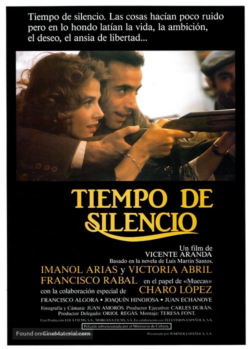 Tiempo de silencio - Spanish Movie Poster