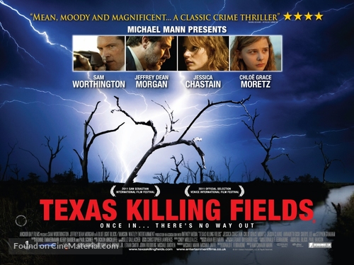 Texas Killing Fields - British Movie Poster