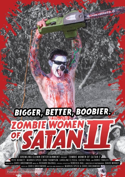 Zombie Women of Satan 2 - British Movie Poster