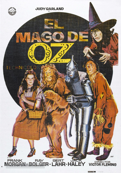 The Wizard of Oz - Spanish Movie Poster