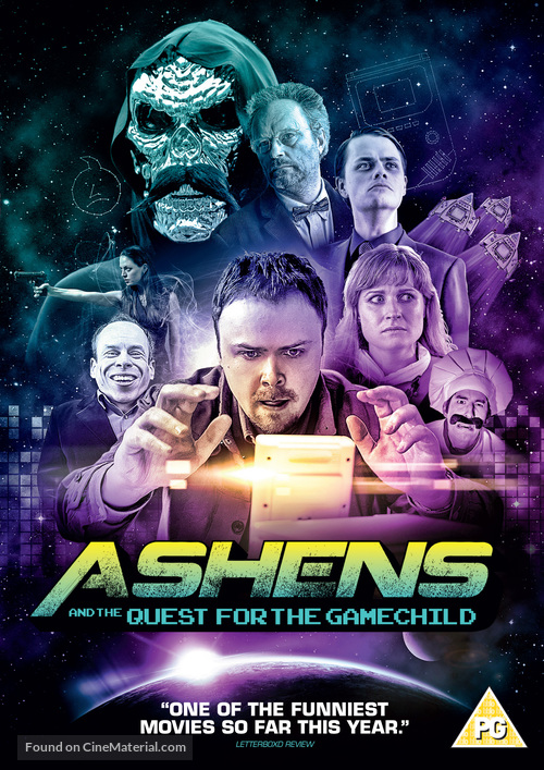 Ashens and the Quest for the Gamechild - British DVD movie cover