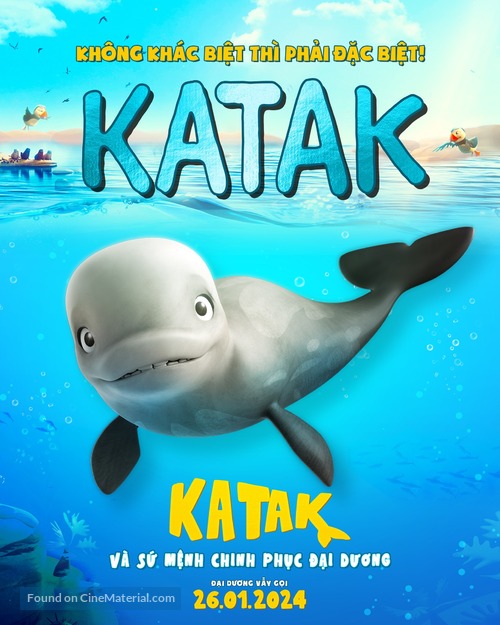 Katak, the Brave Beluga - Vietnamese Movie Poster