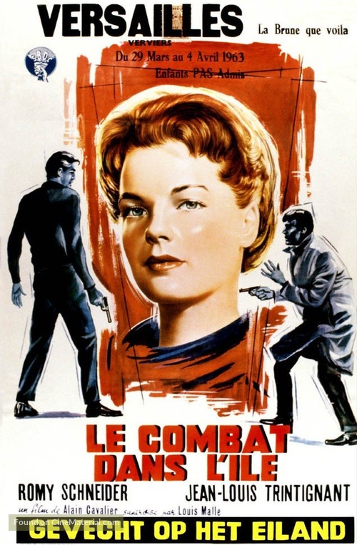 Le combat dans l&#039;&icirc;le - Belgian Movie Poster