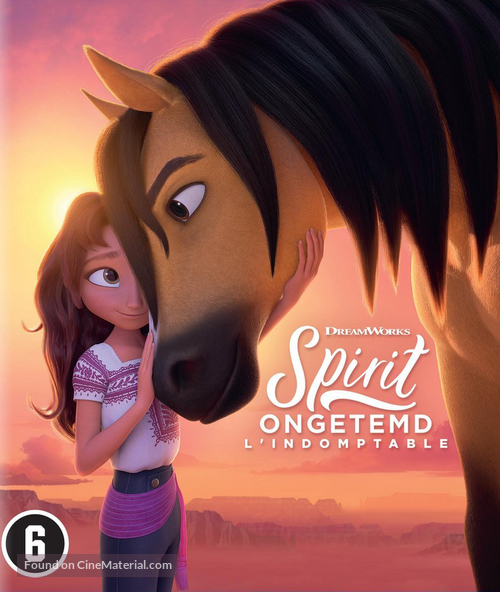 Spirit Untamed - Belgian Blu-Ray movie cover