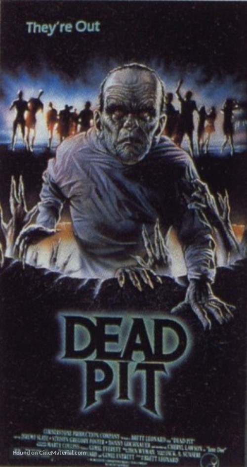 The Dead Pit - VHS movie cover