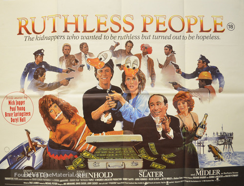 Ruthless People - British Movie Poster