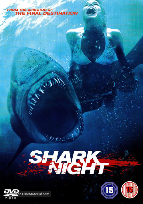 Shark Night 3D - British DVD movie cover