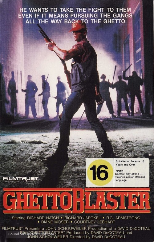 Ghetto Blaster - Australian VHS movie cover