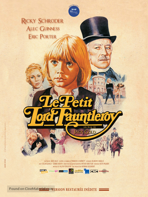 Little Lord Fauntleroy - French Movie Poster