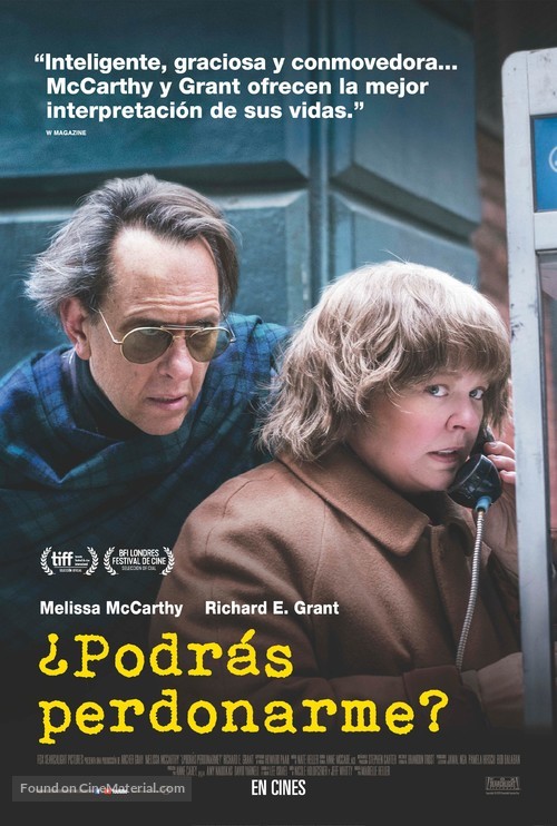 Can You Ever Forgive Me? - Argentinian Movie Poster