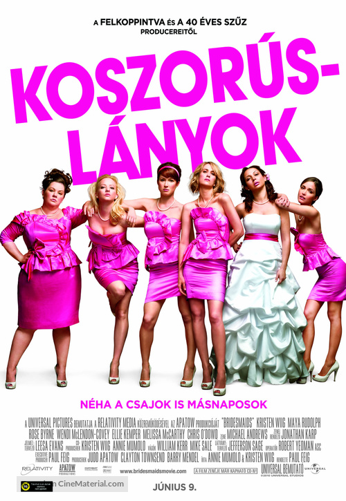 Bridesmaids - Hungarian Movie Poster