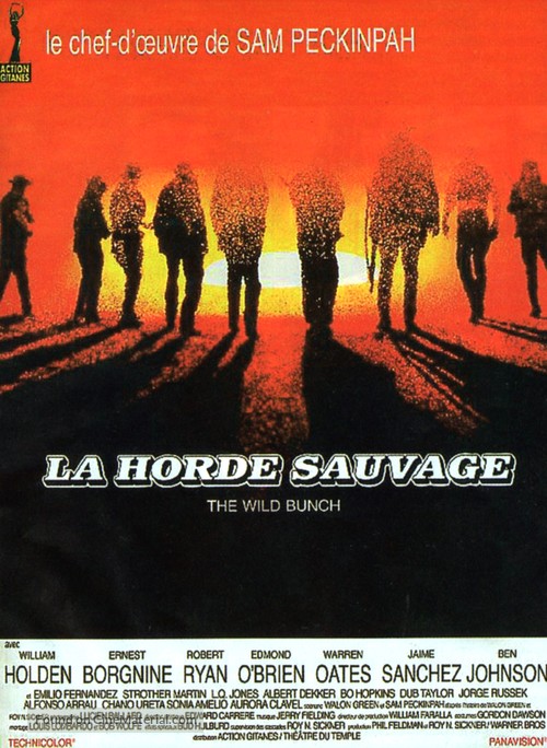The Wild Bunch - French Re-release movie poster