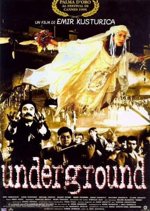 Underground - Italian Movie Poster