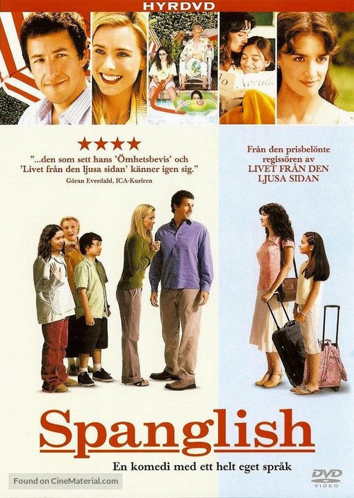 Spanglish - Swedish Movie Cover