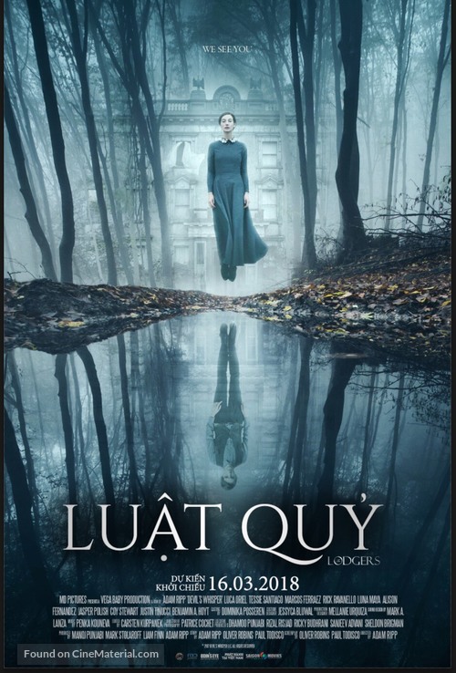 The Lodgers - Vietnamese Movie Poster