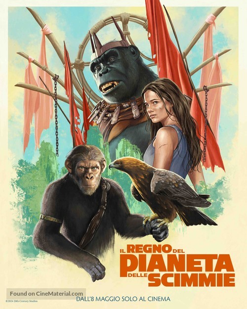 Kingdom of the Planet of the Apes - Italian Movie Poster