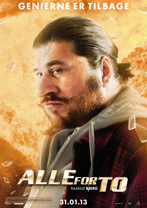 Alle for to - Danish Movie Poster