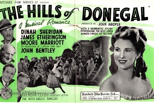 The Hills of Donegal - British Movie Poster