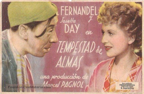 La fille du puisatier - Spanish Movie Poster