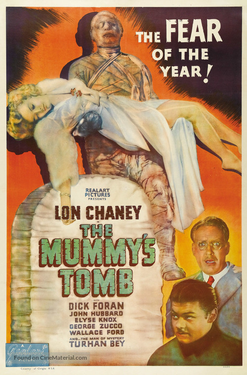 The Mummy&#039;s Tomb - Movie Poster