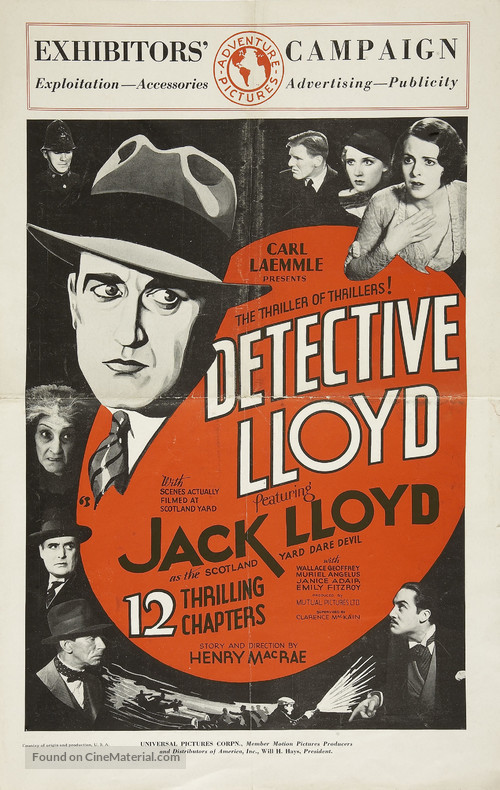 Lloyd of the C.I.D. - poster